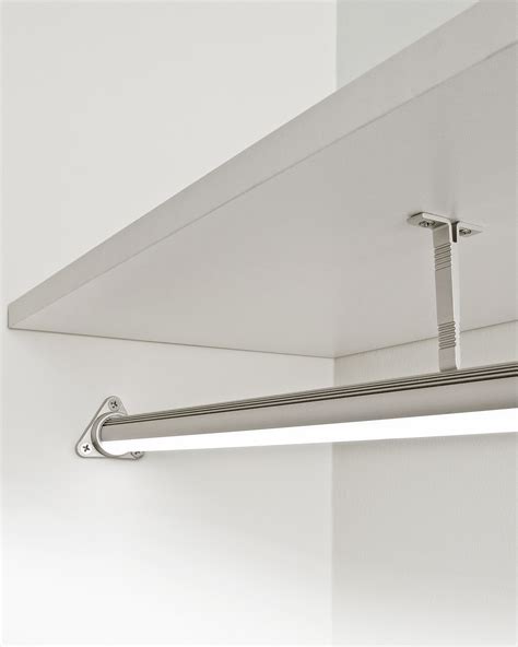 lighted closet rod fixture.